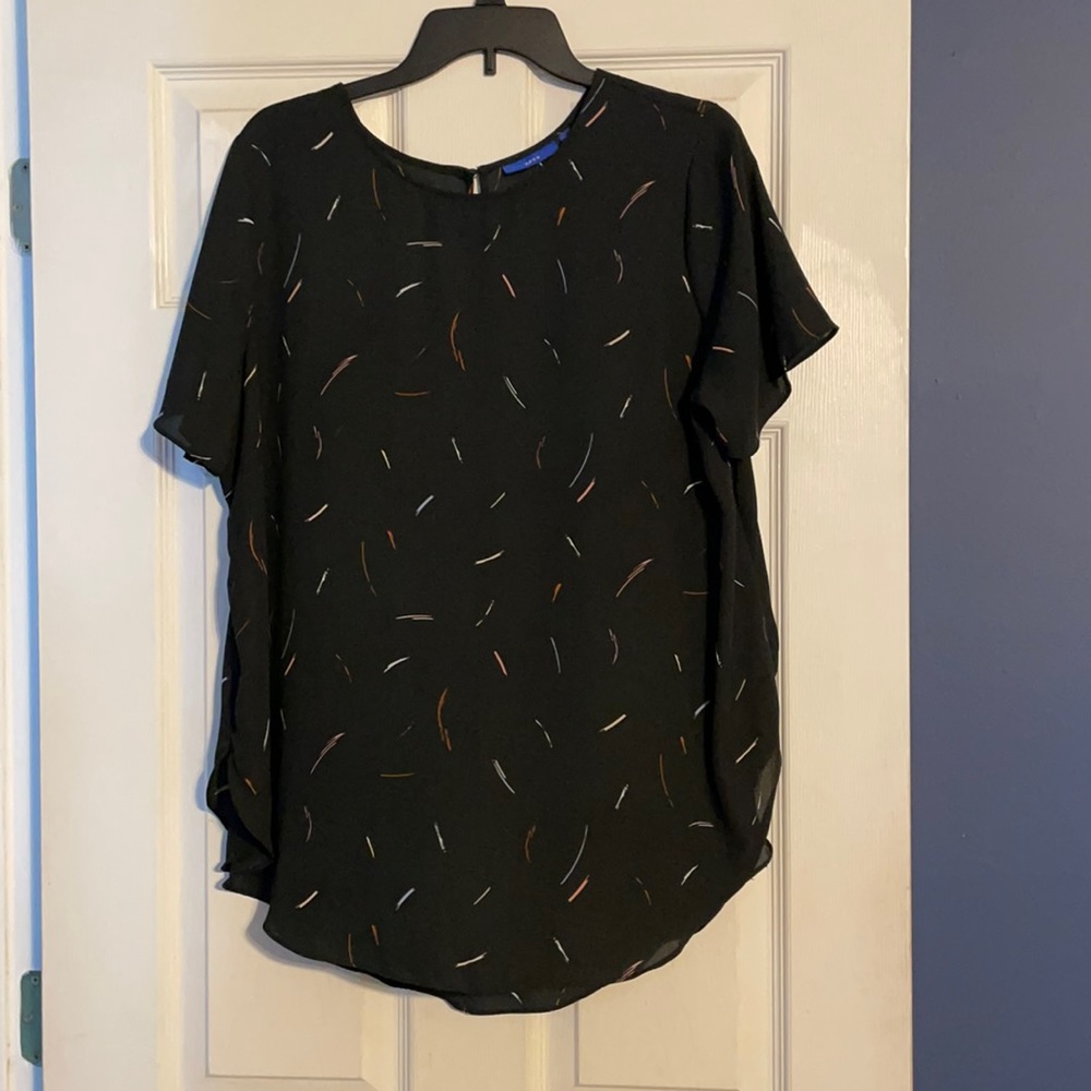 Black striped blouse